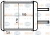 HELLA 8FH 351 315-741 Heat Exchanger, interior heating